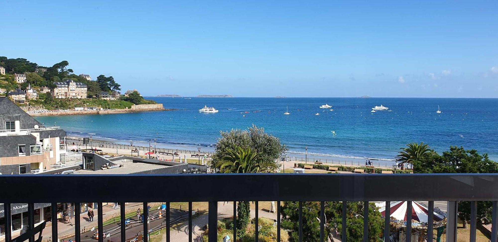 Appartement Vue Panoramique Mer Plage De Trestraou A Perros-Guirec - Ref 911 Exterior photo